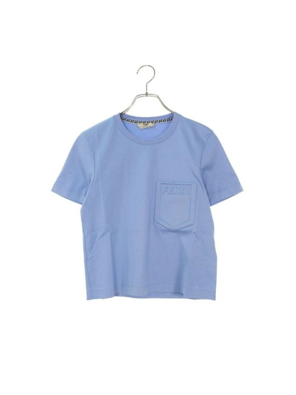 Fendi Embossed Pocket Logo T-Shirt Xxs